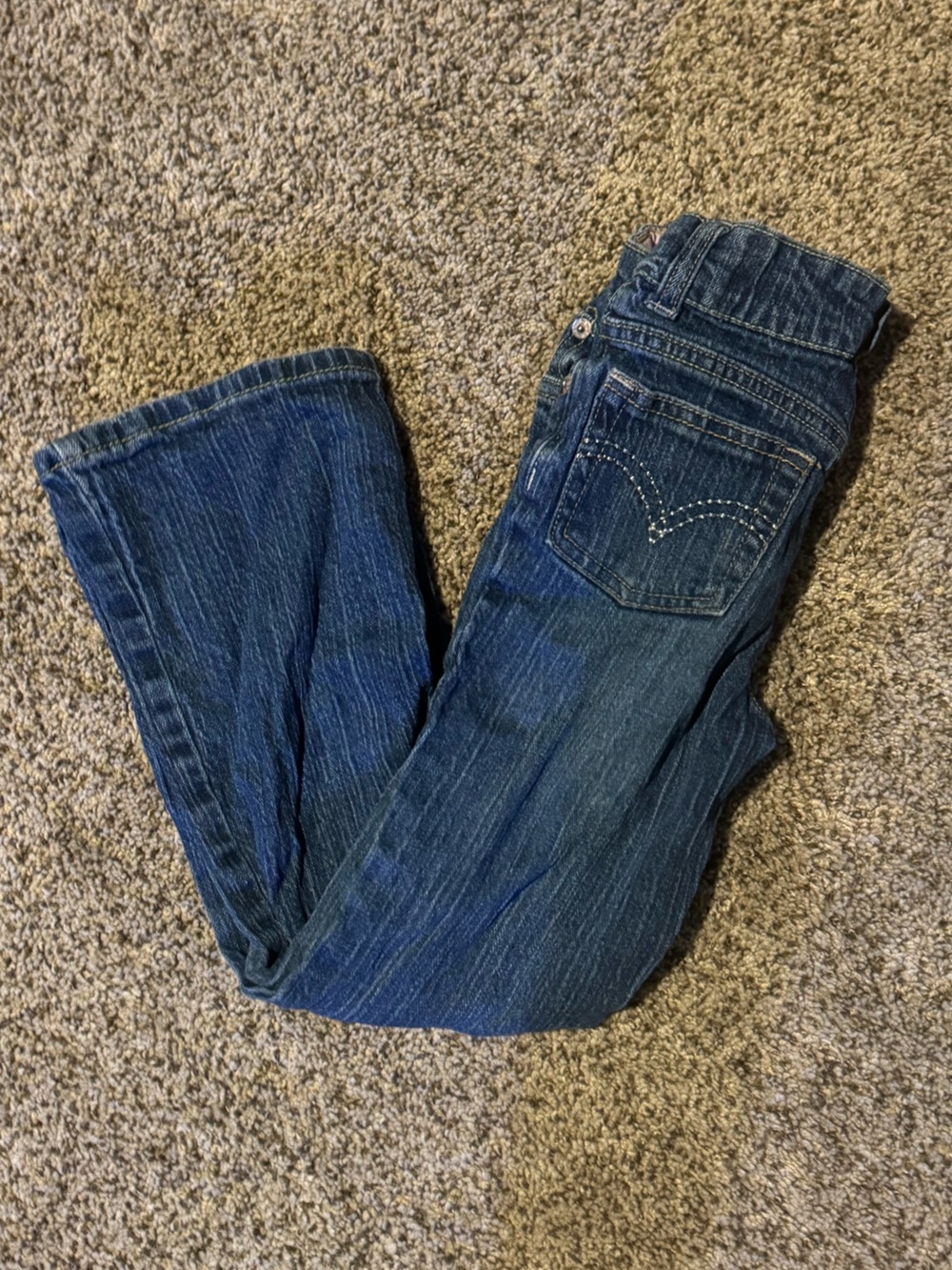 Levi's Blue Kids 517 Flare Jeans 6X Slim